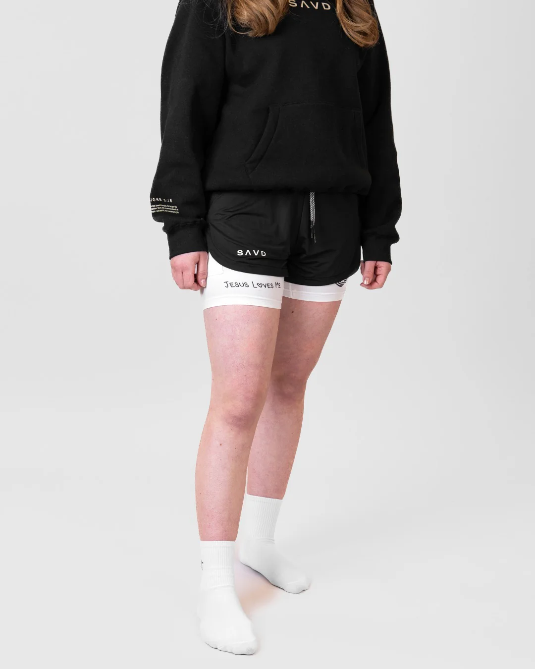 'Jesus Loves Me' Girls Performance Shorts - Image 9